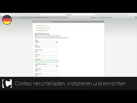 [Contao] Einstieg für Neulinge #01 - Contao herunterladen, installieren und einrichten