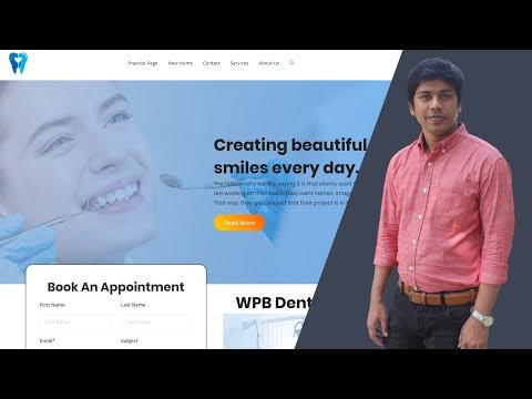 WP Page Builder | How To Make A Dentist WordPress Website using OceanWP theme and WP Page builder
