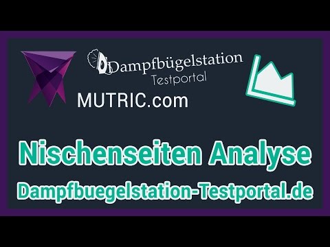 💎 ► Dampfbuegelstation-Testportal.de [Nischenseiten Analyse] #001 | Mutric.com »
