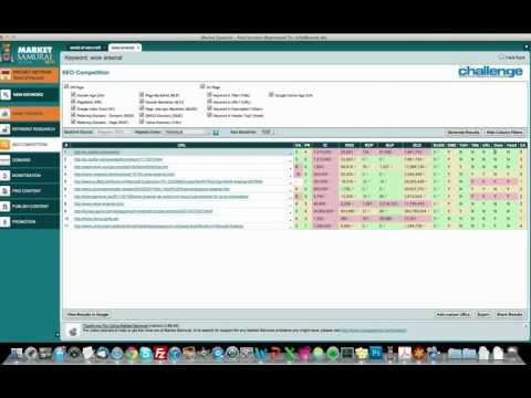 Market Samurai Konkurrenzanalyse / Seo Competition [2/2]