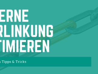 Interne Verlinkung optimieren - Top