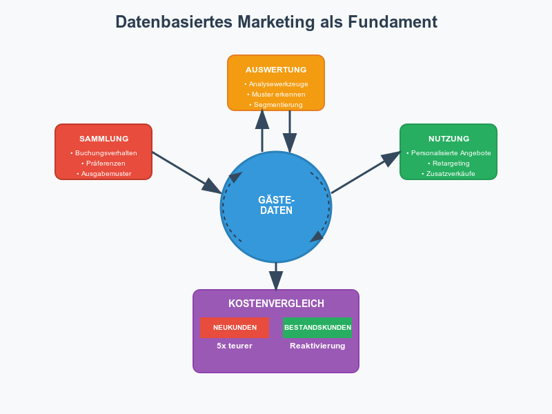 Kreislauf des datenbasierten Marketings - Infografik