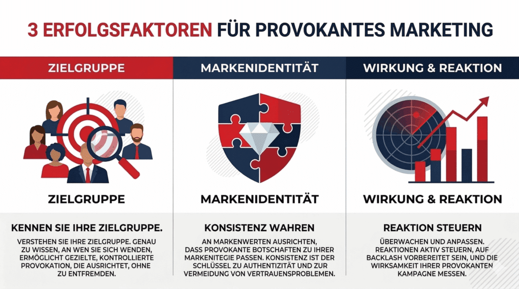Provokantes Marketing - Infografik